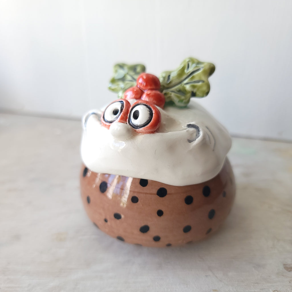 Christmas pudding pot