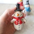 Three snowmen