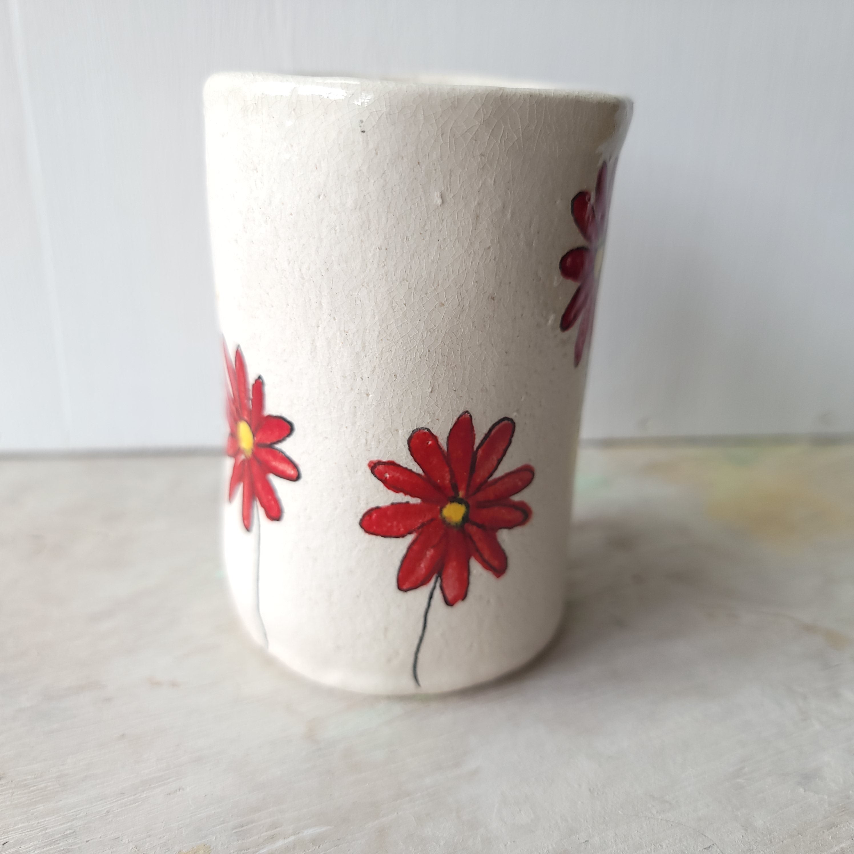 Flower man pen pot