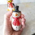 Snowman and penguin