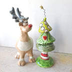 Christmas tree and reindeer