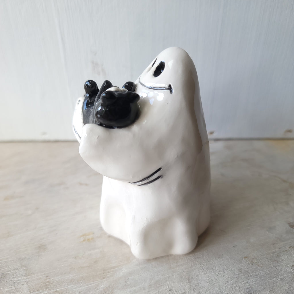 Ghost and black cat 1