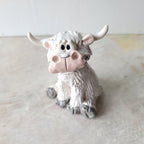 Funny speckled cow