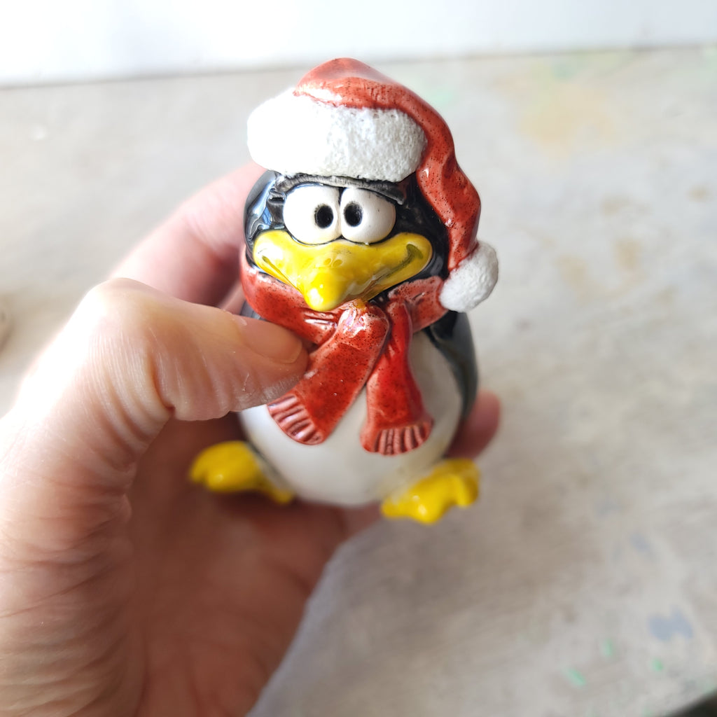 Snowman and penguin