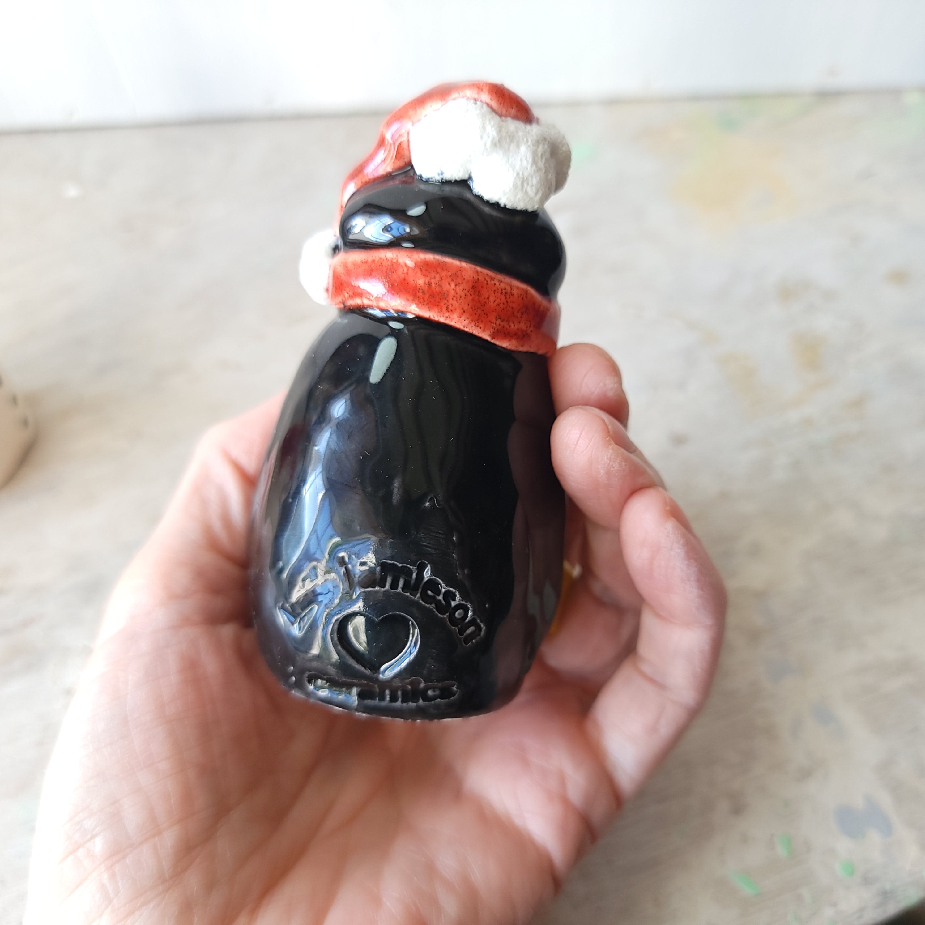 Snowman and penguin