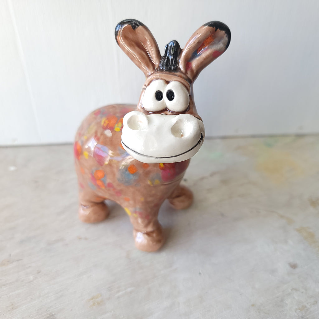 Spotty donkey