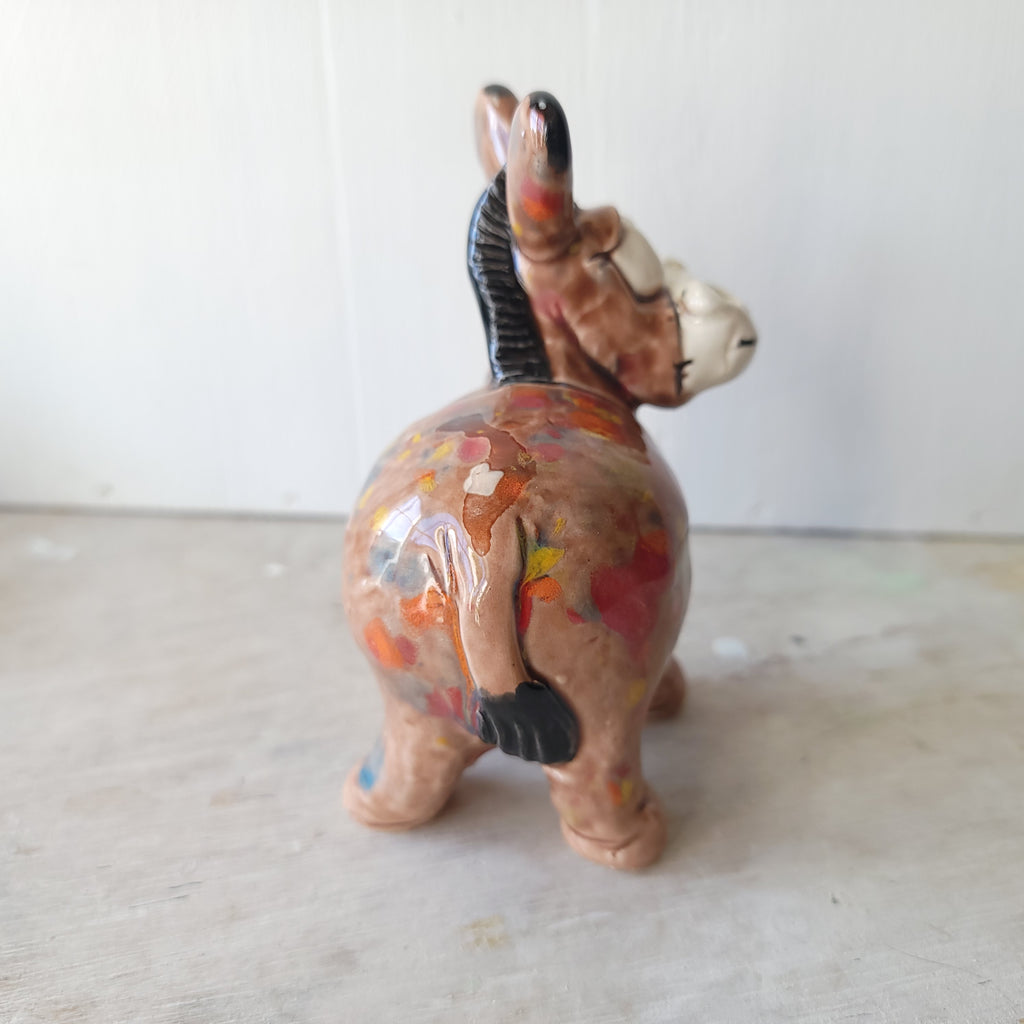 Spotty donkey