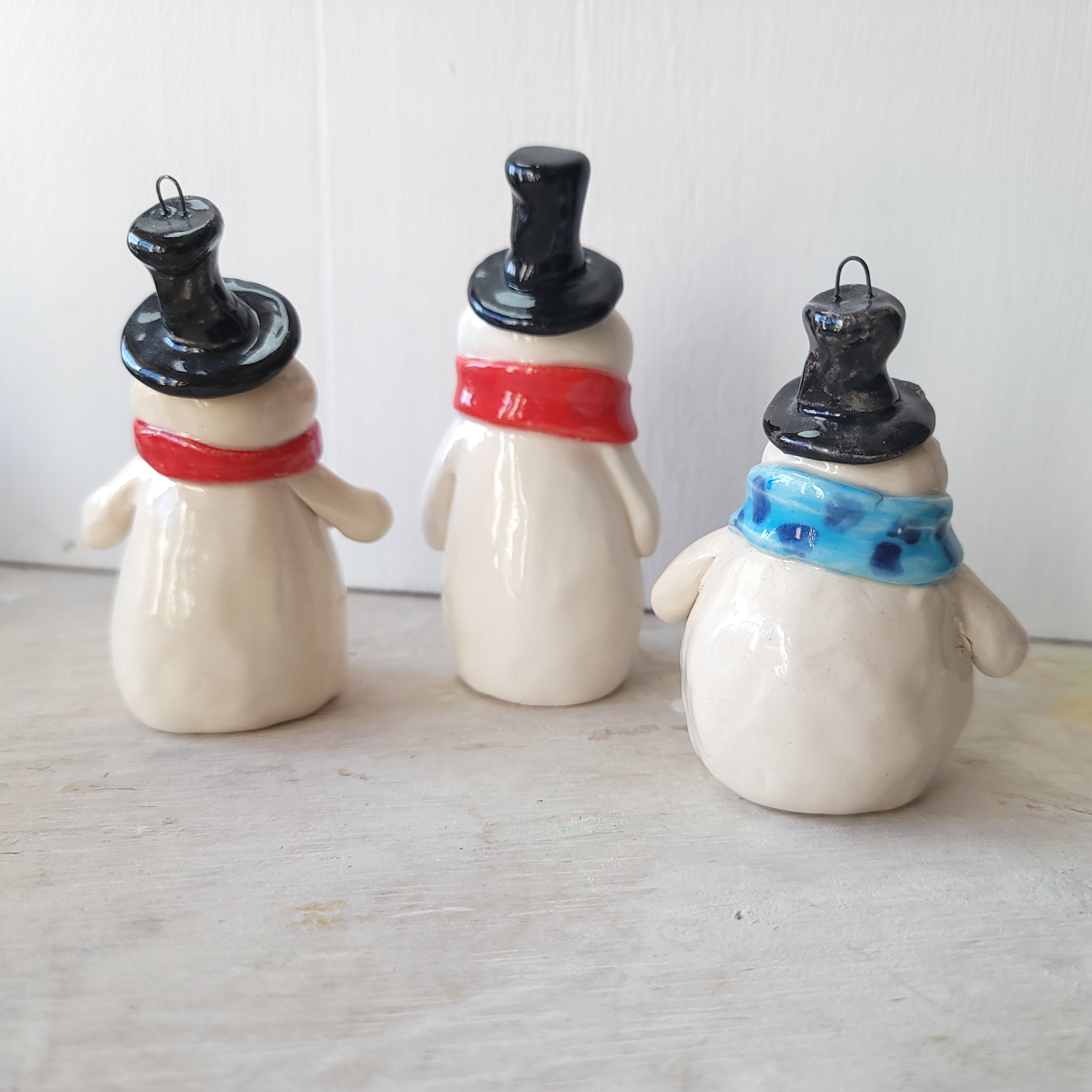 Three snowmen
