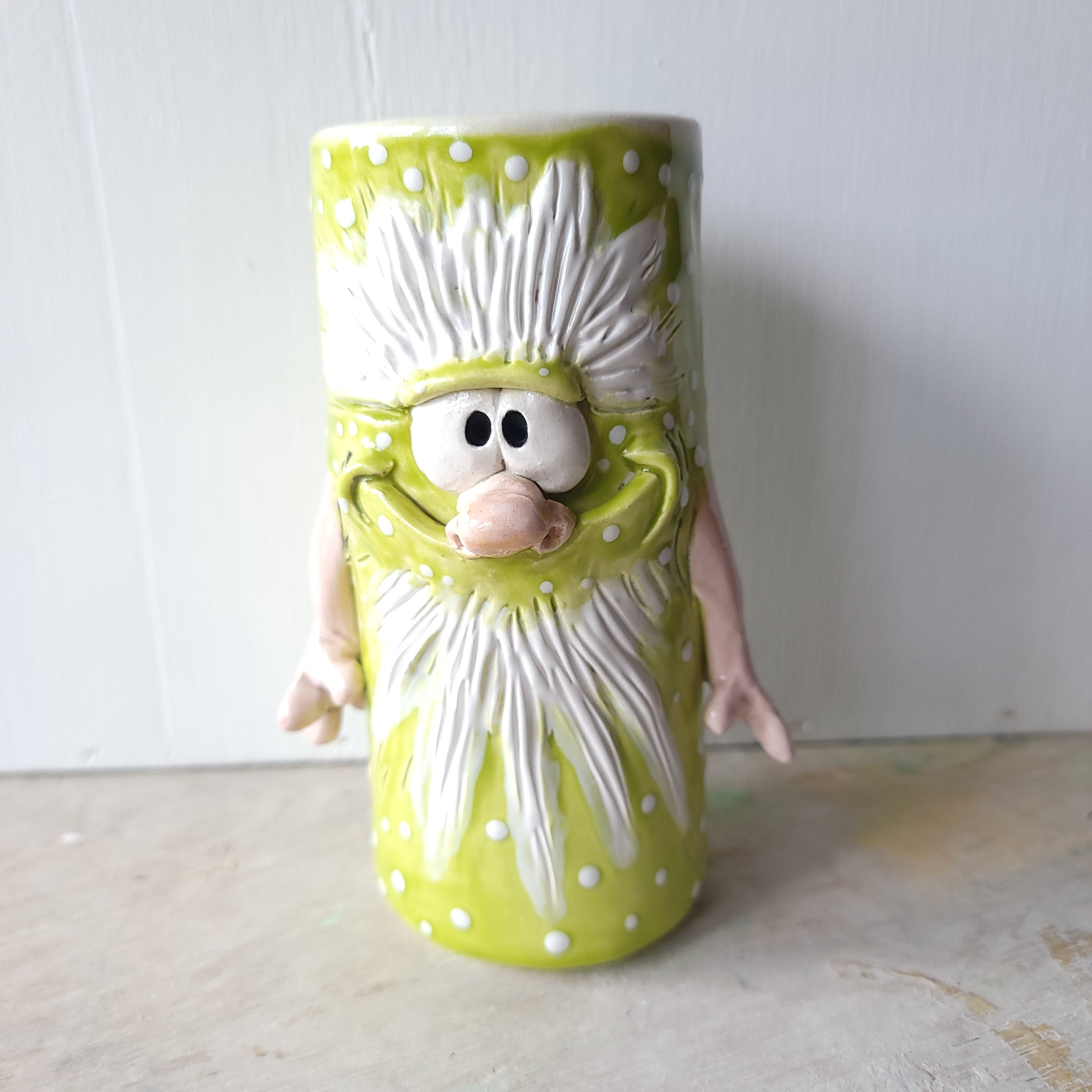 Beaker Boy! Green spotty one.