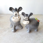 Two donkeys