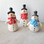 Three snowmen