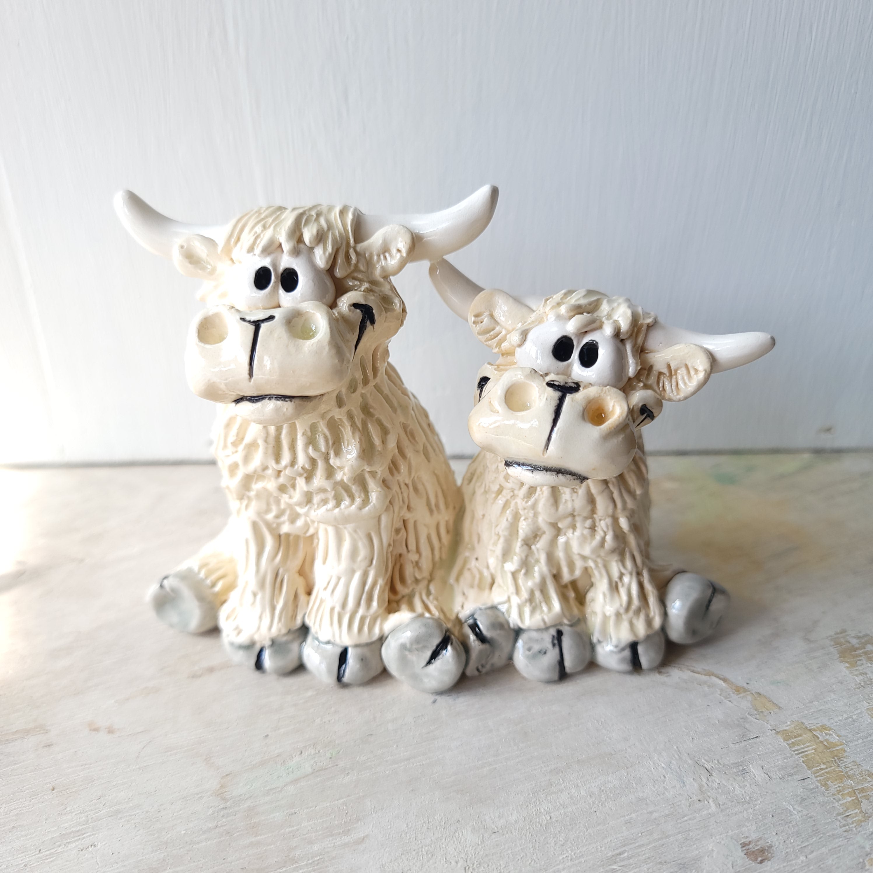 Funny pair of cows