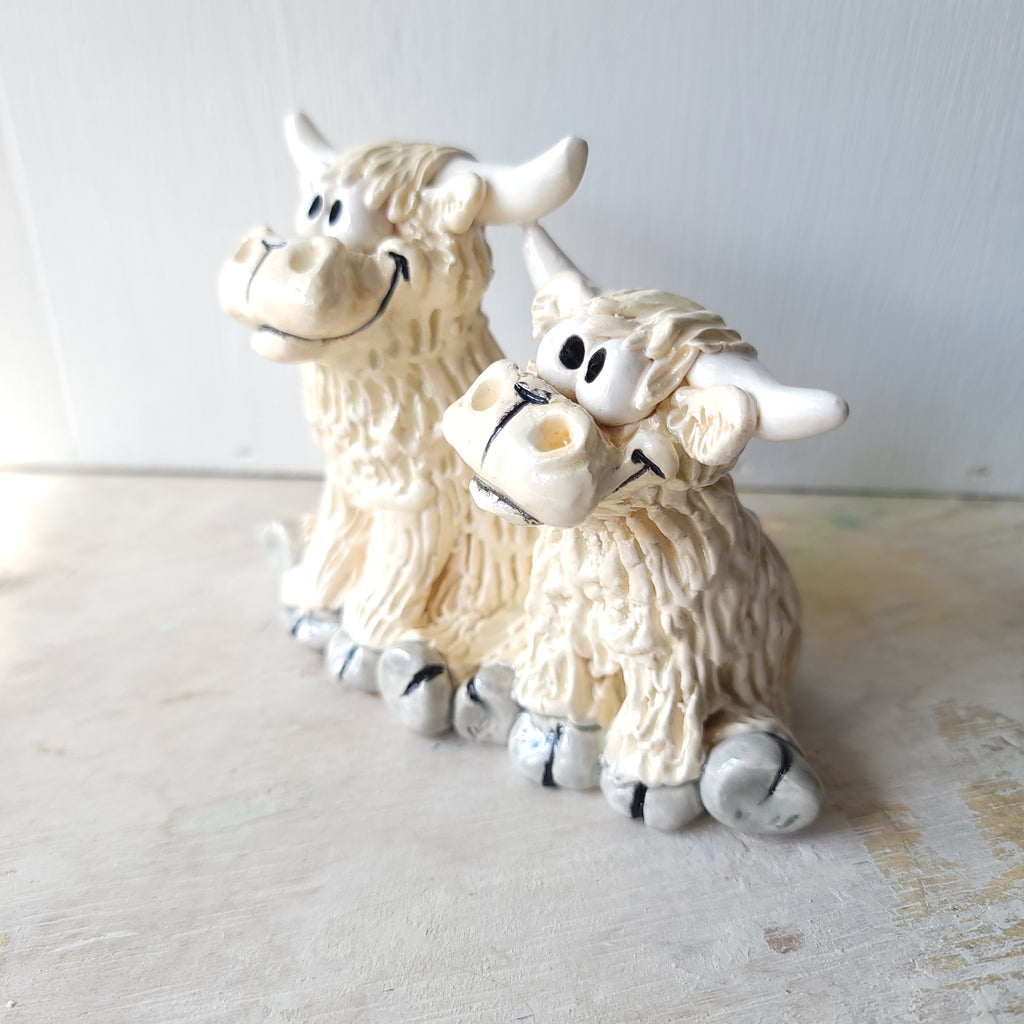 Funny pair of cows