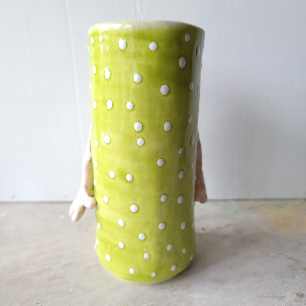 Beaker Boy! Green spotty one.