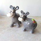 Two donkeys