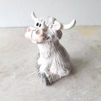 Funny speckled cow