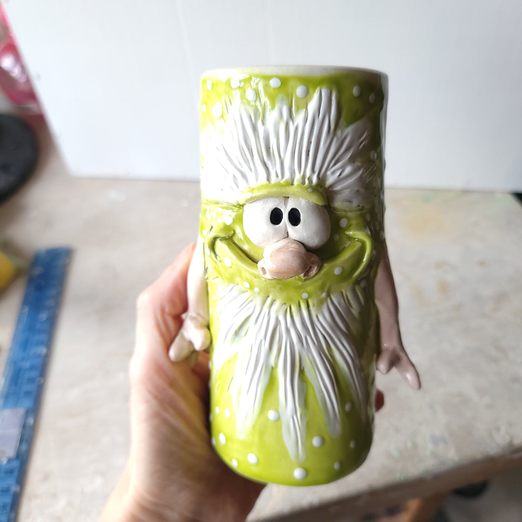 Beaker Boy! Green spotty one.