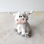 Funny speckled cow