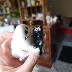 Ghost and black cat 1