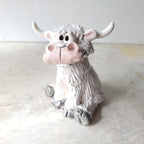 Funny speckled cow