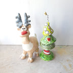 Christmas tree and reindeer